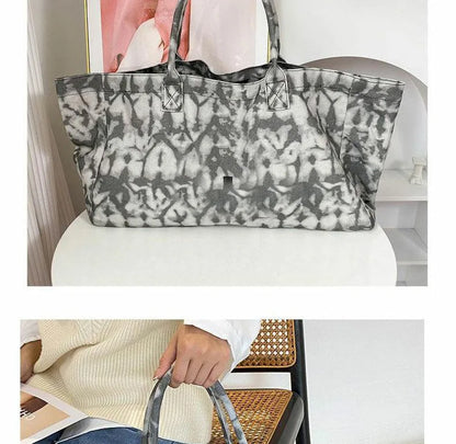 Bolso de yoga unisex de lona de gran capacidad – Bolso de hombro ecológico, Bolso de mano de estilo urbano para gimnasio, fitness, compras, viajes y uso diario