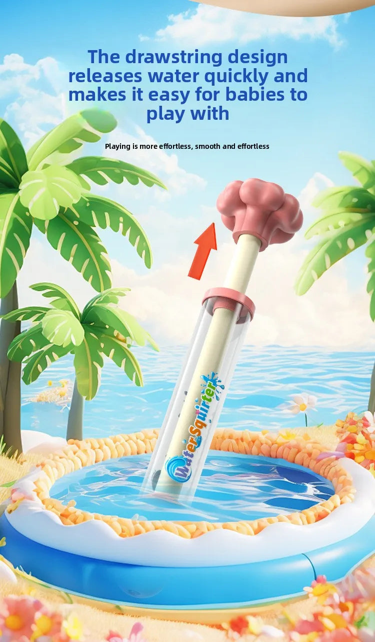 Pistolet à eau lance-feux d'artifice – Jouet aquatique à gâchette pour enfants, fêtes à la piscine, jeux de pelouse et jeux d'eau estivaux