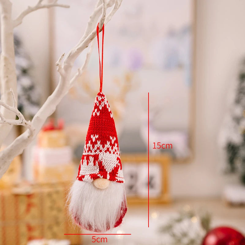Red Star Christmas Tree Ornament – DIY Hanging Pendant Decoration for Xmas, New Year Party, Home Decor & Holiday Gifts