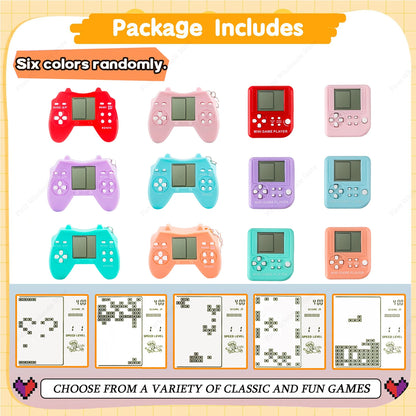 6–48PCS Video Game Party Favors – Classic Game Console Controller Keychains, Joypad Souvenirs for Birthday, School, Valentine’s Day & Gift Bags