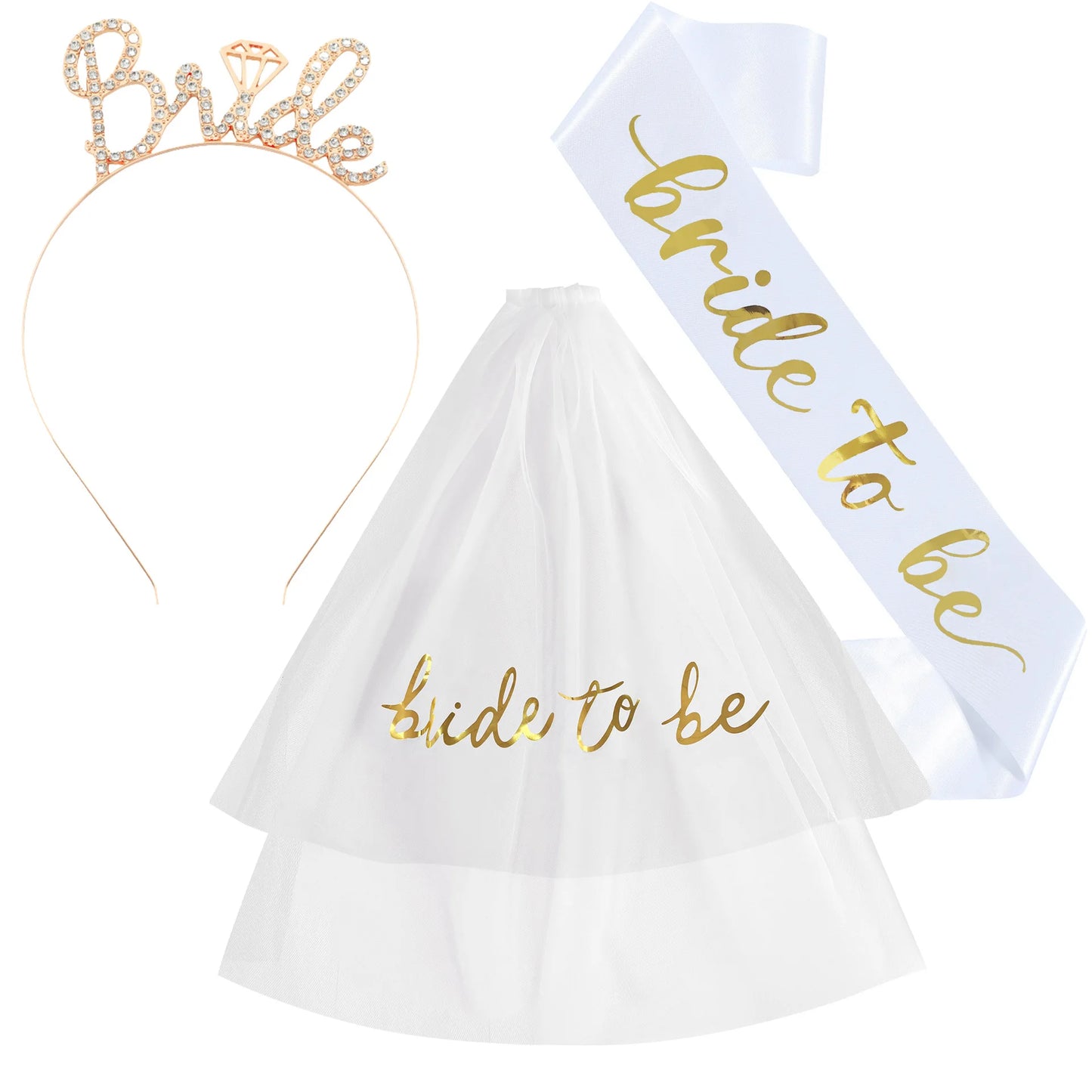 Bride-to-Be Bridal Sash – Bachelorette Party & Bridal Shower Wedding Accessory Gift