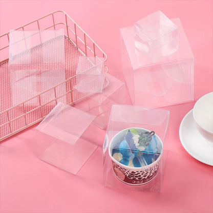 Boîtes-cadeaux transparentes pour bonbons et chocolats pour dragées de mariage, biscuits, friandises et emballages d'événements