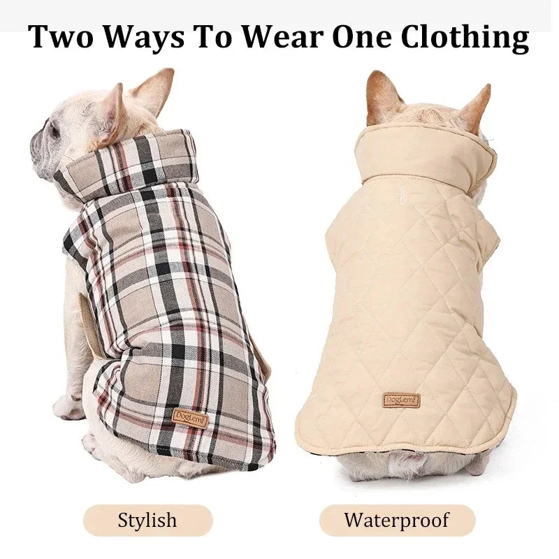 NONOR Winter Dog Jacket – Waterproof & Warm Pet Coat for Medium & Large Dogs, Cozy Outdoor Clothing for French Bulldogs, Labradors & More