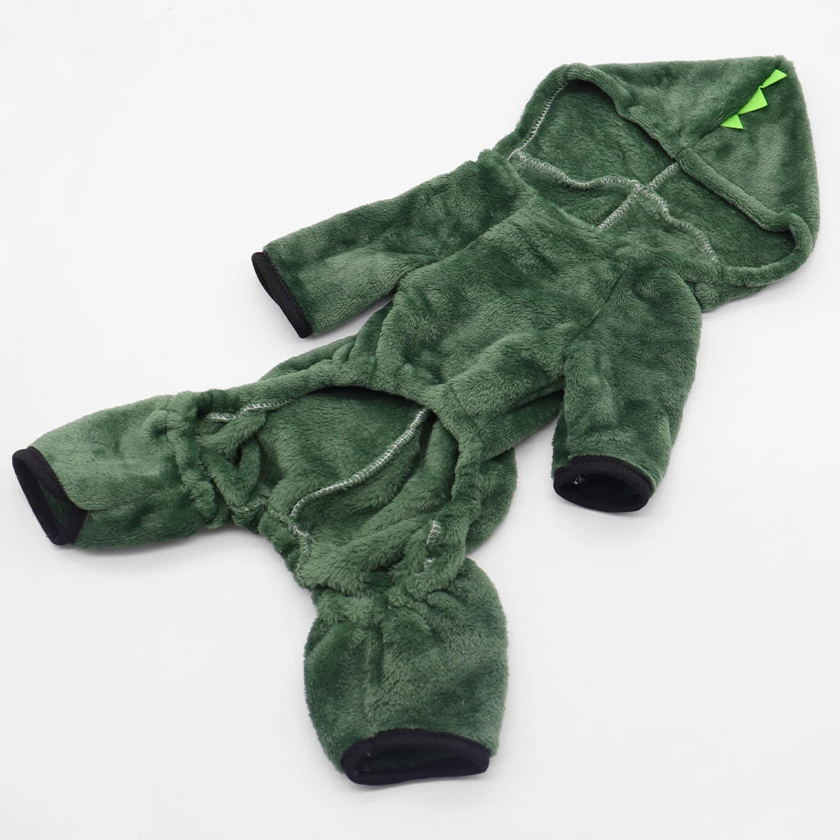 Halloween Dinosaur Dog & Cat Costume – Warm Fleece Hoodie Sweater for Small Dogs, Puppies & Kittens, Cute Winter Pet Clothes