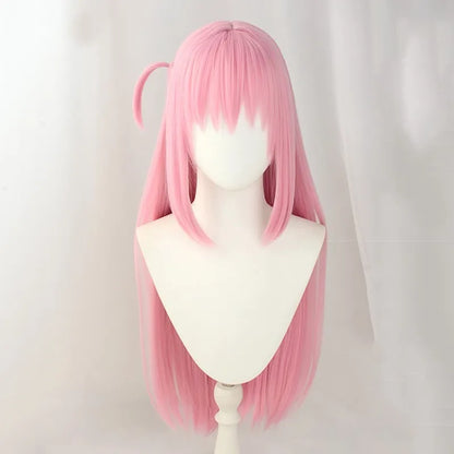 Bocchi the Rock! Cosplay Costume – Hitori Gotou / Ryou Yamada / Nijika Ijichi Pink School Uniform Set (Women’s Halloween Outfit)