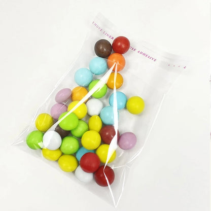 100/1000PCS Bolsas OPP transparentes autoadhesivas – Bolsas de celofán transparentes para joyería, regalos, galletas y dulces | Bolsas de plástico resellables