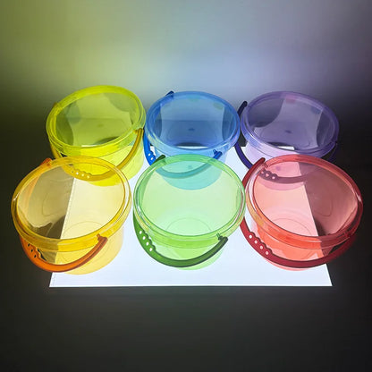 Kit de jeu sensoriel Montessori sable et eau – Jouet d'apprentissage STEM ouvert avec gobelets doseurs arc-en-ciel, entonnoirs, pelles, pinces et tuyaux, jouet d'activité créative en extérieur pour enfants