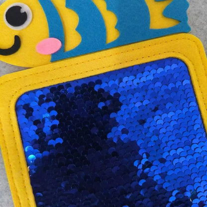 Ensemble de tapis sensoriels en feutre – Tapis d'apprentissage texturés avec animaux de dessin animé pour la maternelle et le développement sensoriel