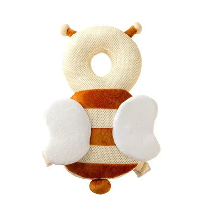 Mochila protectora de cabeza para bebé – Cojín de seguridad de abeja ángel para 1-3 años, almohada protectora anticaída