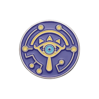 Adventure Game Enamel Pins – Shield, Master Sword & Mask Brooch Set Cosplay Lapel Badge Jewelry Gift