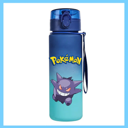 Pokémon 650ml Sports Water Bottle – Pikachu & Eevee Direct Drink Anti-Drip Cup
