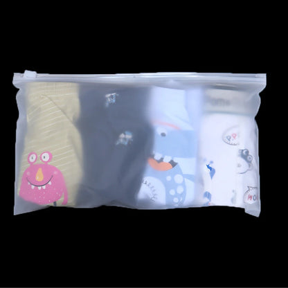Matte Frosted Zipper Packaging Bags for Clothing, Shirts, Socks, Storage & Shipping – Reusable Plastic Pouches