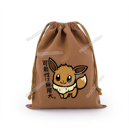 Pokémon Drawstring Storage Bags – Pikachu, Squirtle, Charmander & Charizard Party Gift Pouch