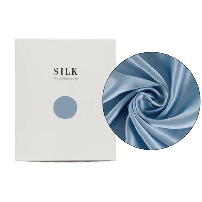 Taie d'Oreiller 100% Soie de Mûrier Pure – Housse de Coussin Double Face Rafraîchissante avec Fermeture Éclair Invisible, Douce et Respirante