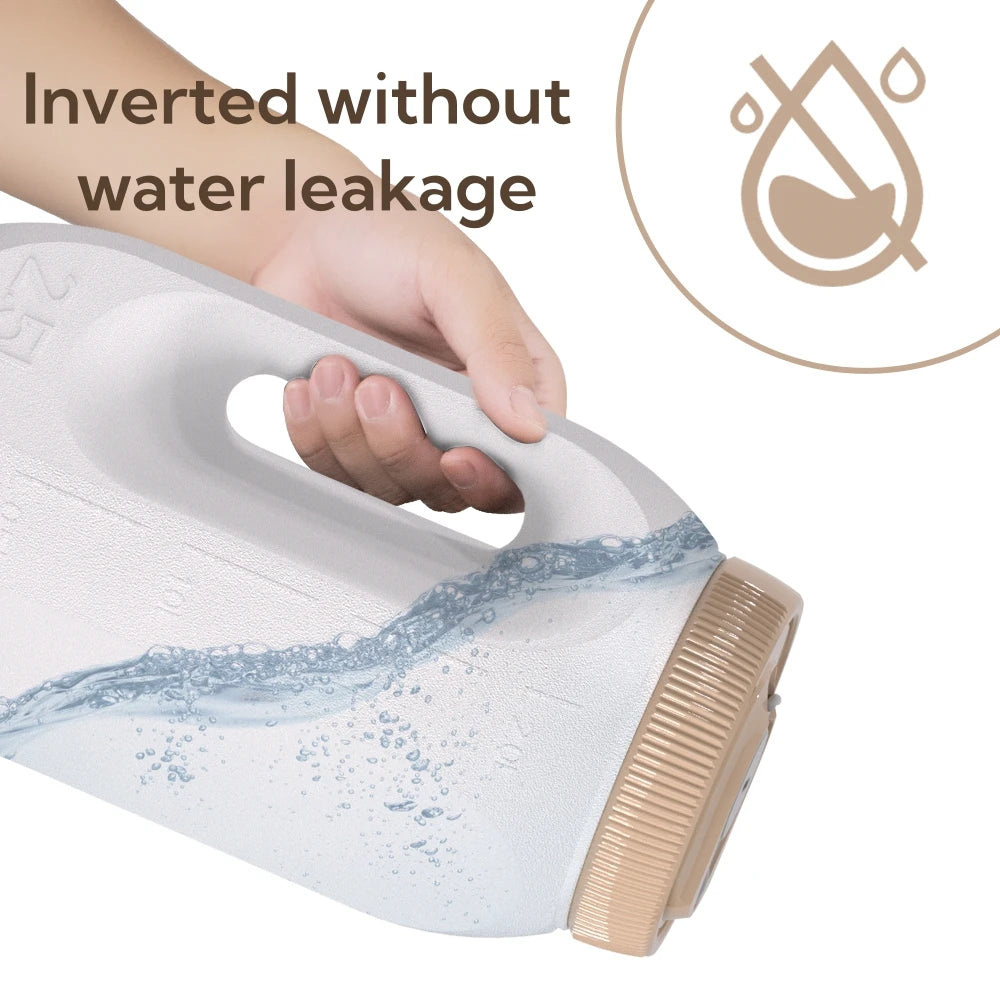 Pulverizador de bidé eléctrico portátil de 2.5L – Bidé de viaje recargable para higiene personal con boquilla Shataf de mano para camping, baño y limpieza sobre la marcha