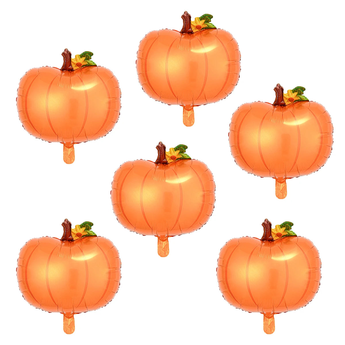 5PCS Fall Maple Leaf, Pine Cone & Pumpkin Balloon Set – Autumn Harvest Festival & Thanksgiving Day Party Decorations