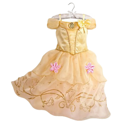 Girls’ Princess Cosplay Dress – Elsa, Anna & Rapunzel-Inspired Kids Costume for Halloween, Birthday Parties & Dress-Up Events