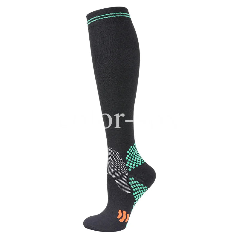 Compression Socks 20–30mmHg Knee High Support Stockings for Men & Women – Running, Cycling & Varicose Vein Relief (EU 36–50)