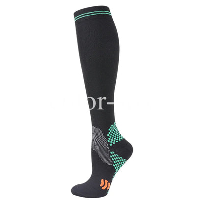 Compression Socks 20–30mmHg Knee High Support Stockings for Men & Women – Running, Cycling & Varicose Vein Relief (EU 36–50)