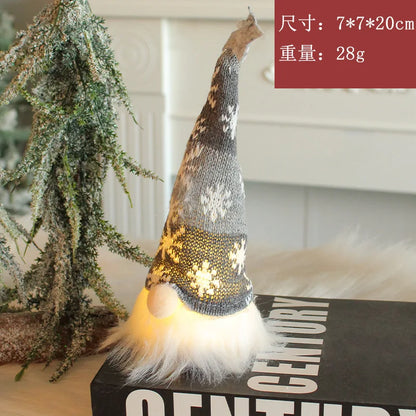 2026 Glowing Gnome Christmas Doll – Faceless Merry Christmas Decoration for Home, Navidad & New Year Holiday Gifts