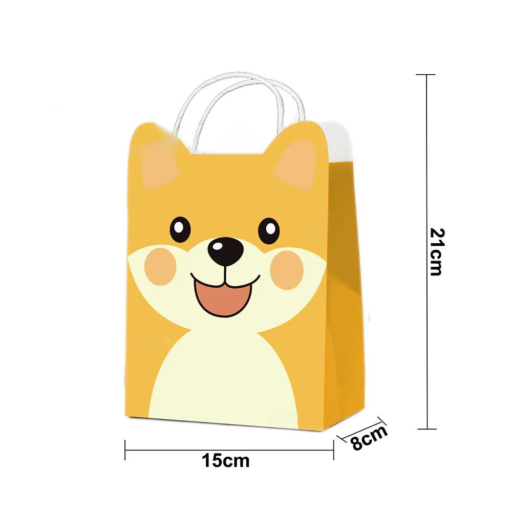 Bolsas de regalo de papel kraft de 5/10/25/50 piezas con asas – Bolsas de regalo y dulces de 10 colores para cumpleaños, bodas, baby showers y empaques de regalo