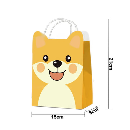 Bolsas de regalo de papel kraft de 5/10/25/50 piezas con asas – Bolsas de regalo y dulces de 10 colores para cumpleaños, bodas, baby showers y empaques de regalo