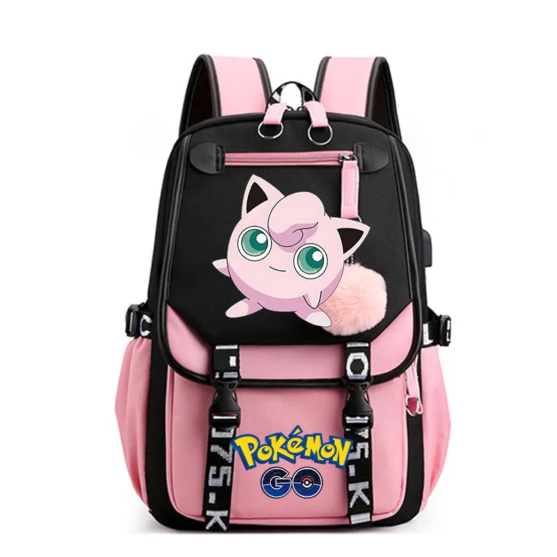 Sac à dos pour enfants grande capacité inspiré des animes | Cartable pour garçons et filles avec compartiment pour ordinateur portable