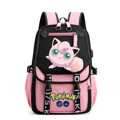 Sac à dos pour enfants grande capacité inspiré des animes | Cartable pour garçons et filles avec compartiment pour ordinateur portable