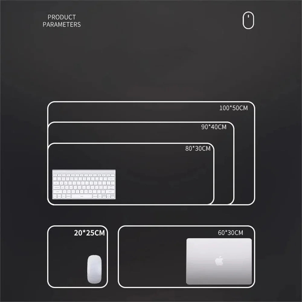 Gengar Gaming Mouse Pad – Large Extended Desk Mat with LockEdge Design for Keyboard & Computer Setup