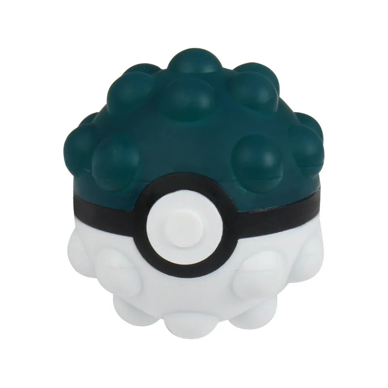 Pokémon Decompression Toys – 6 Styles Cute Poké Ball Pinching Slow Rebound Stress Relief Portable Toys for Kids Gift