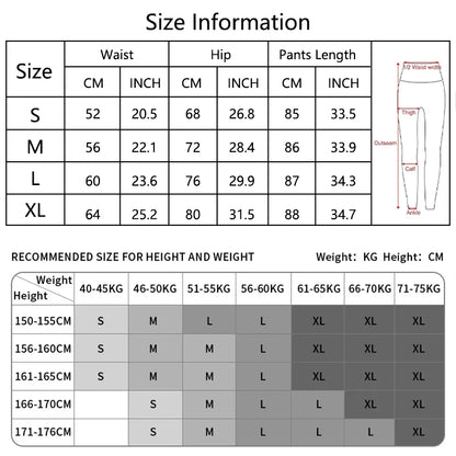 Women’s High Waist Yoga Leggings – Super Soft Gym Running Workout Tights with Push-Up Fit