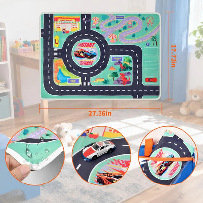 Toy Car Storage Case – Portable Diecast Car Organizer Compatible with Hot Wheels, Matchbox, LEGO & More, Carrying Holder for Toy Cars