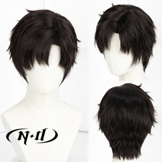 Peluca de cosplay inspirada en Zayne - Peluca de pelo sintético Kanekalon para convenciones de anime, fiestas temáticas y Halloween