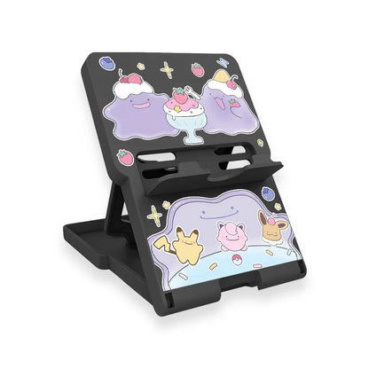 Coque de protection Pokémon Switch 2 – Étui rigide mat motif Métamorph avec prise en main souple pour console de jeu compatible avec la station d'accueil