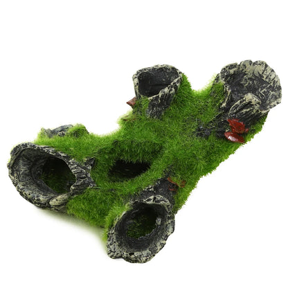 Resin Aquarium Shrimp Hiding Cave – Realistic Tree House Shelter & Breeding Hideout for Shrimp and Fish, Aquascaping Landscaping Decor