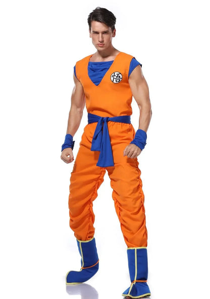 Dragon Ball Master Roshi (Kame Sennin) Cosplay Costume – Adult Men Anime Jumpsuit Outfit for Halloween, Carnival & Roleplay Events
