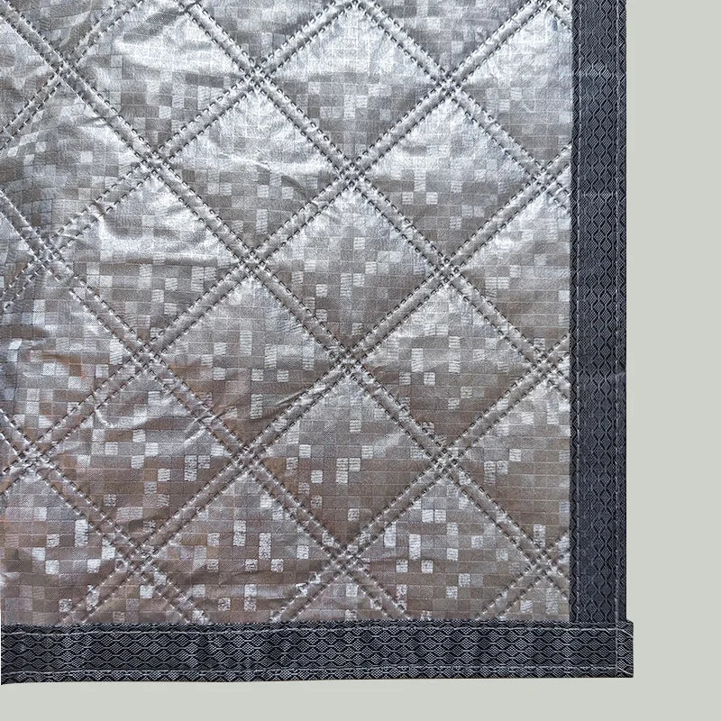 Cortina Térmica Aislante para Puerta – Divisor de Habitación Autoadhesivo con Doble Cremallera para Invierno