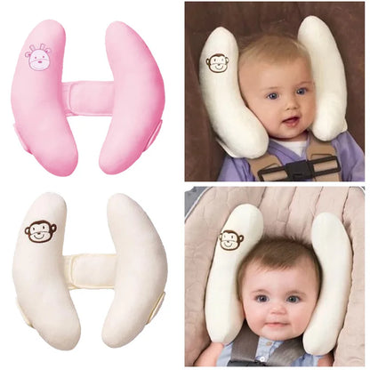 Baby Head & Neck Support Pillow – Adjustable Infant Car Seat & Stroller Cushion for Newborns and Toddlers