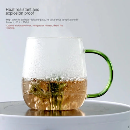 3D Animal Glass Coffee Mug – Heat-Resistant Figurine Drinking Cup with Cute Squirrel & Cactus Design, Novelty Christmas Gift for Women