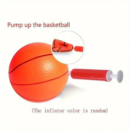 Arcade Basketball Game Set – Indoor/Outdoor Dual Play Toy with Pump & Balls, Easy Setup Gift for Kids & Parties