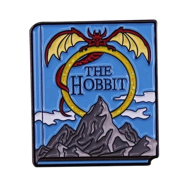 Durin's Doors Enamel Pin Brooch – Fantasy Lord Ring Inspired Lapel Badge for Women & Men | Collectible Fashion Jewelry Gift