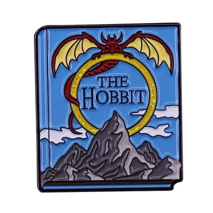 Durin's Doors Enamel Pin Brooch – Fantasy Lord Ring Inspired Lapel Badge for Women & Men | Collectible Fashion Jewelry Gift