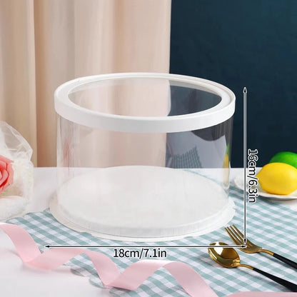 Boîte Cadeau Transparente pour Gâteaux, pour Boulangeries, Desserts, Mariages, Anniversaires et Emballages de Fête