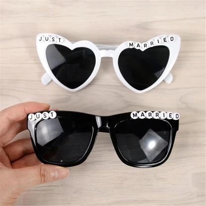 2PCS Mr & Mrs Pearl Glasses – Wedding Photo Props for Bridal Shower, Bachelorette Party & Bride Groom Celebration | Wedding Decor Gift