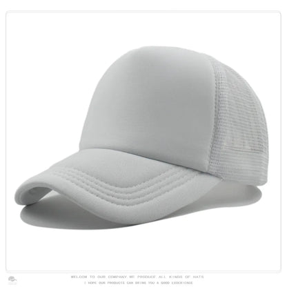 Gorra Trucker de Malla de 5 Paneles con Logotipo Personalizado – Gorra de Béisbol Ajustable para Hombres y Mujeres, Equipos Deportivos y Uso al Aire Libre en Verano