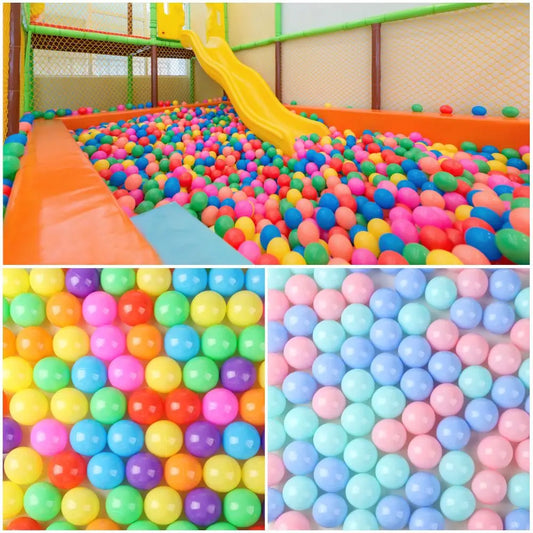 100 bolas suaves y coloridas para piscina y olas marinas – Pelotas de aire inflables para deportes al aire libre para aliviar el estrés para niños, juego de juguetes ecológicos y divertidos