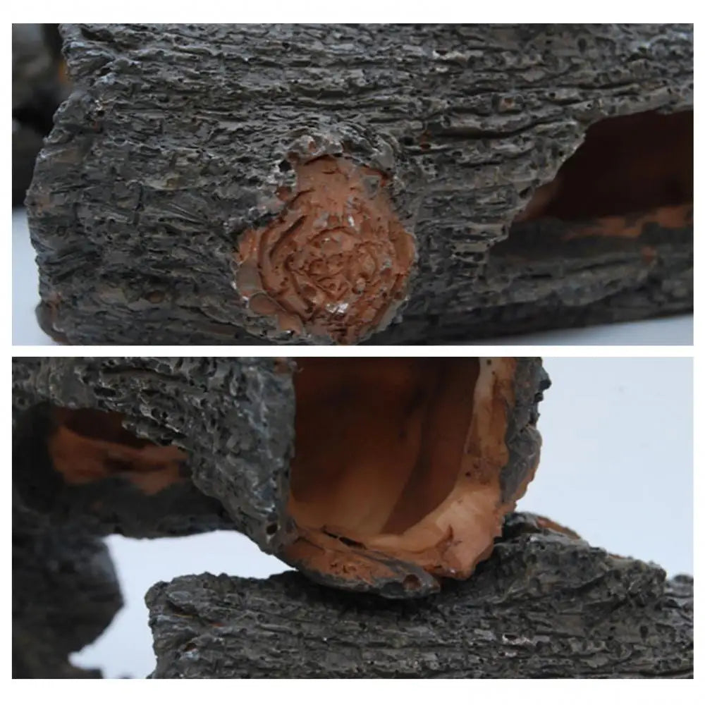 Hollow Resin Tree Branch Aquarium Decor – Realistic Wood-Look Trunk & Log Hideout for Fish Tanks, Reptile Habitats & Terrarium Landscaping