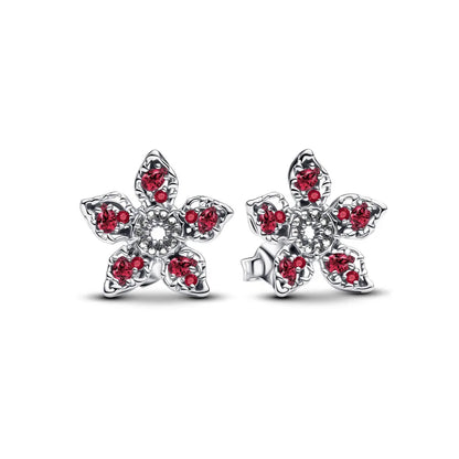 Juego de pendientes de tuerca de plata de ley 925 con hoja cuadrada, sol y luna para mujer, exquisito regalo de joyería europea