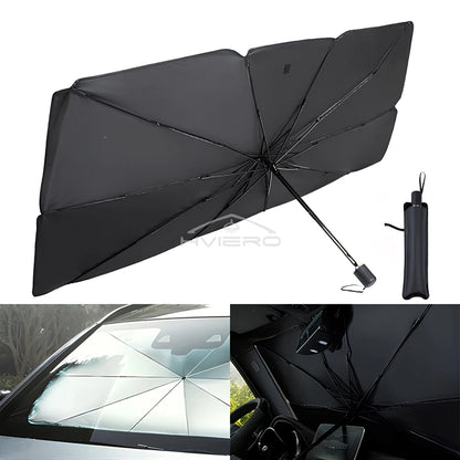 Pare-soleil pliable pour pare-brise de voiture – Pare-soleil avant anti-UV pour intérieur de véhicule