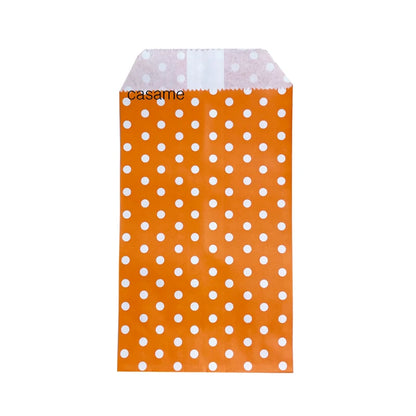 10/25/50PCS Mini Bolsas de Regalo de Papel Kraft con Lunares para Boda, Cumpleaños, Recuerdos de Fiesta, Invitaciones, Tarjetas de Felicitación y Pequeños Regalos